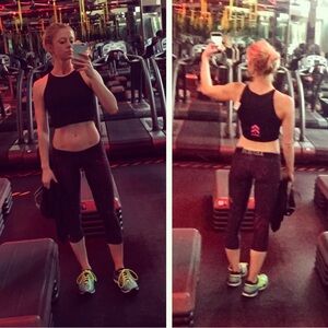 Onzie x Barry’s Bootcamp Black Sleeveless Crop Top